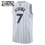 Maillot NBA Memphis Grizzlies Santi Aldama Nike 2025-26 City Edition Gris Swingman - Enfant
